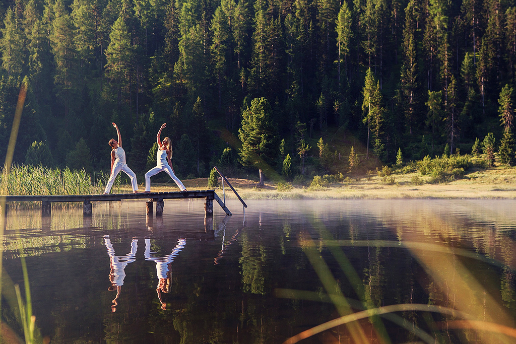 yoga at St moritz