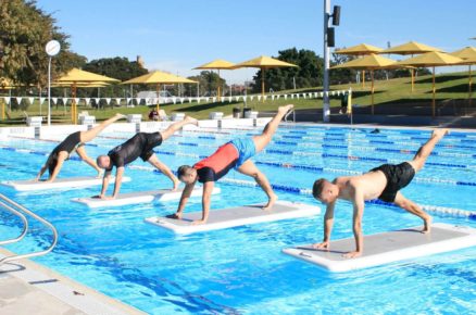 Pool to be a perfect place for exercises