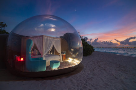 Bubbling at the Maldivian beaches