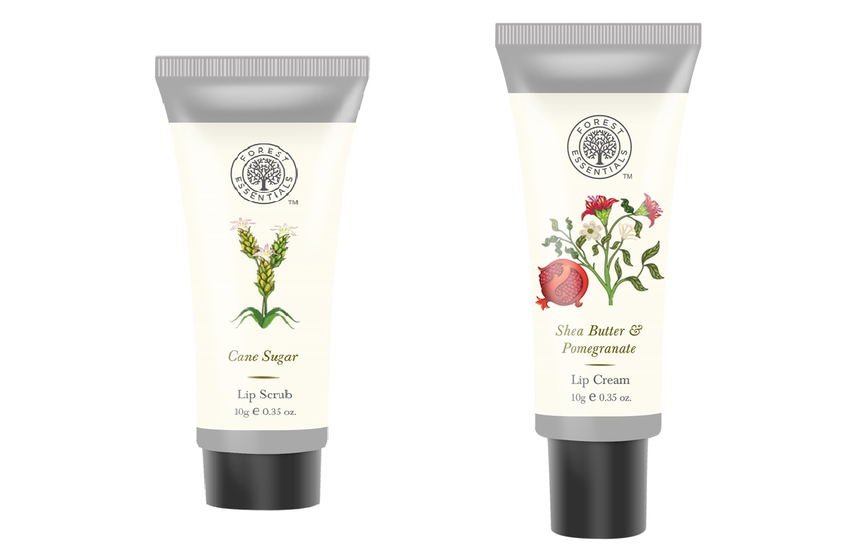 forest essentials lip scrub n lip cream