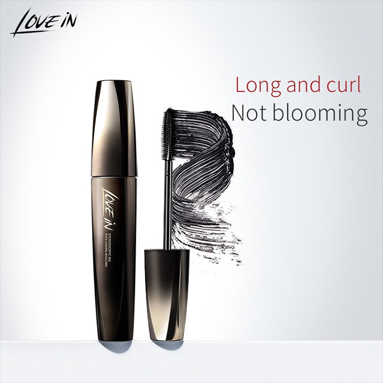 LOVE IN Waterproof Long Lasting Smudge Free Curling Mascara