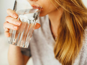 Correct way of drinking water