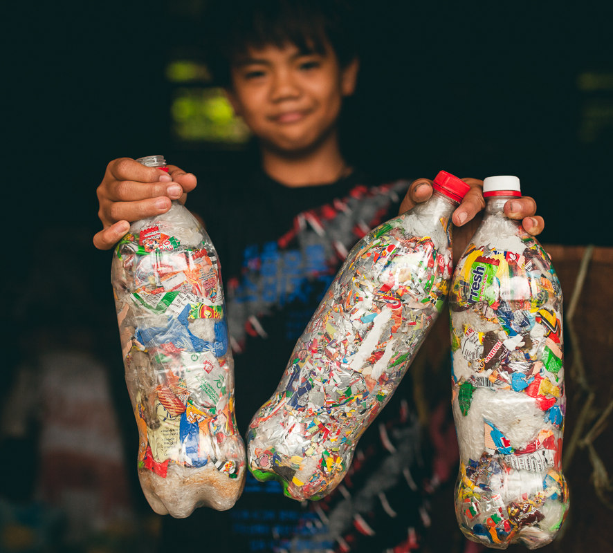 Ecobricks-are-bottles-packed-with-non-biological-waste