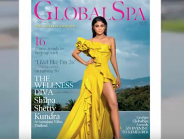 Behind The Scenes of our GlobalSpa July-Aug Ageless Special Issue with Shilpa Shetty Kundra