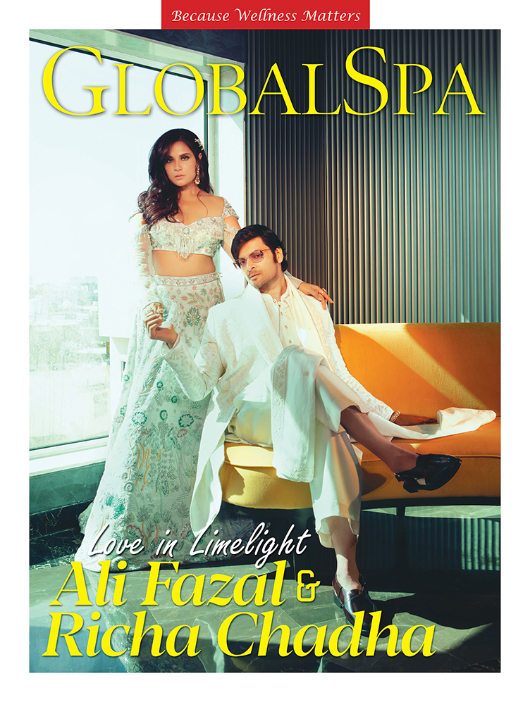 GlobalSpa Digital Issue- Ali Fazal & RIcha Chadha Cover