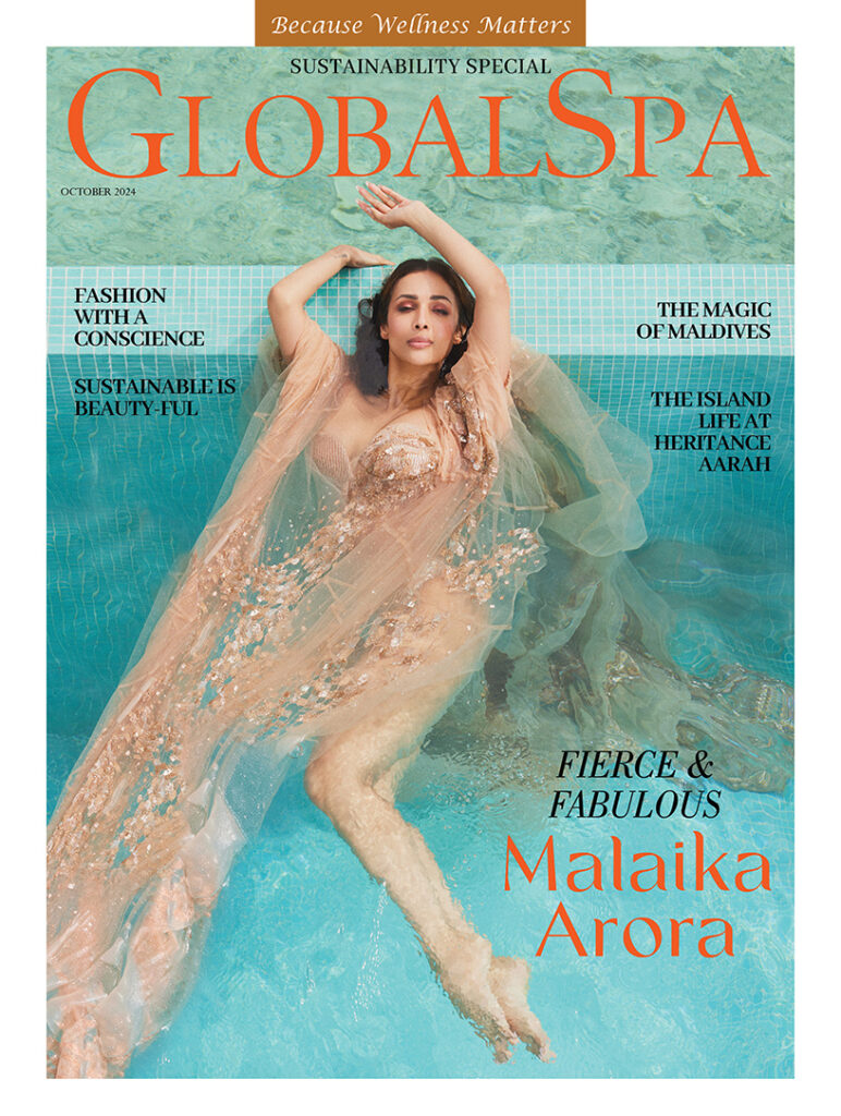 GlobalSpa Digital Edition Malaika Arora Cover GlobalSpa Digital Edition Malaika Arora Cover